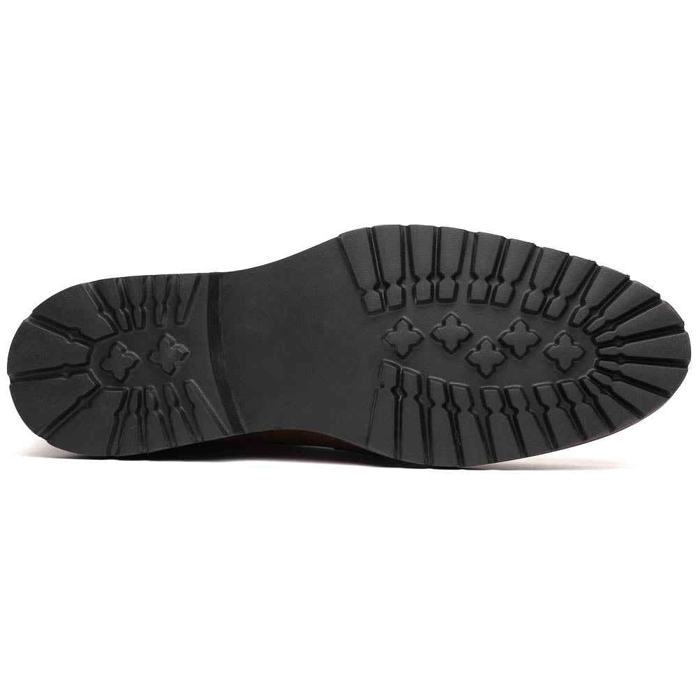 16-657-TOB ROMA Italian Suede Penny Loafers Tobacco Zelli Italia