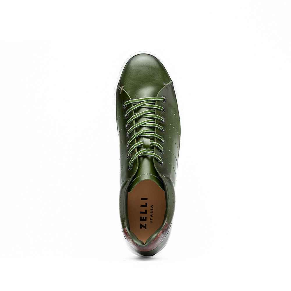65-201-OLV RUSSO Burnished Italian Calfskin - Olive