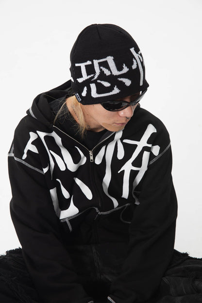 Gothic Rune Beanie - Wolvess