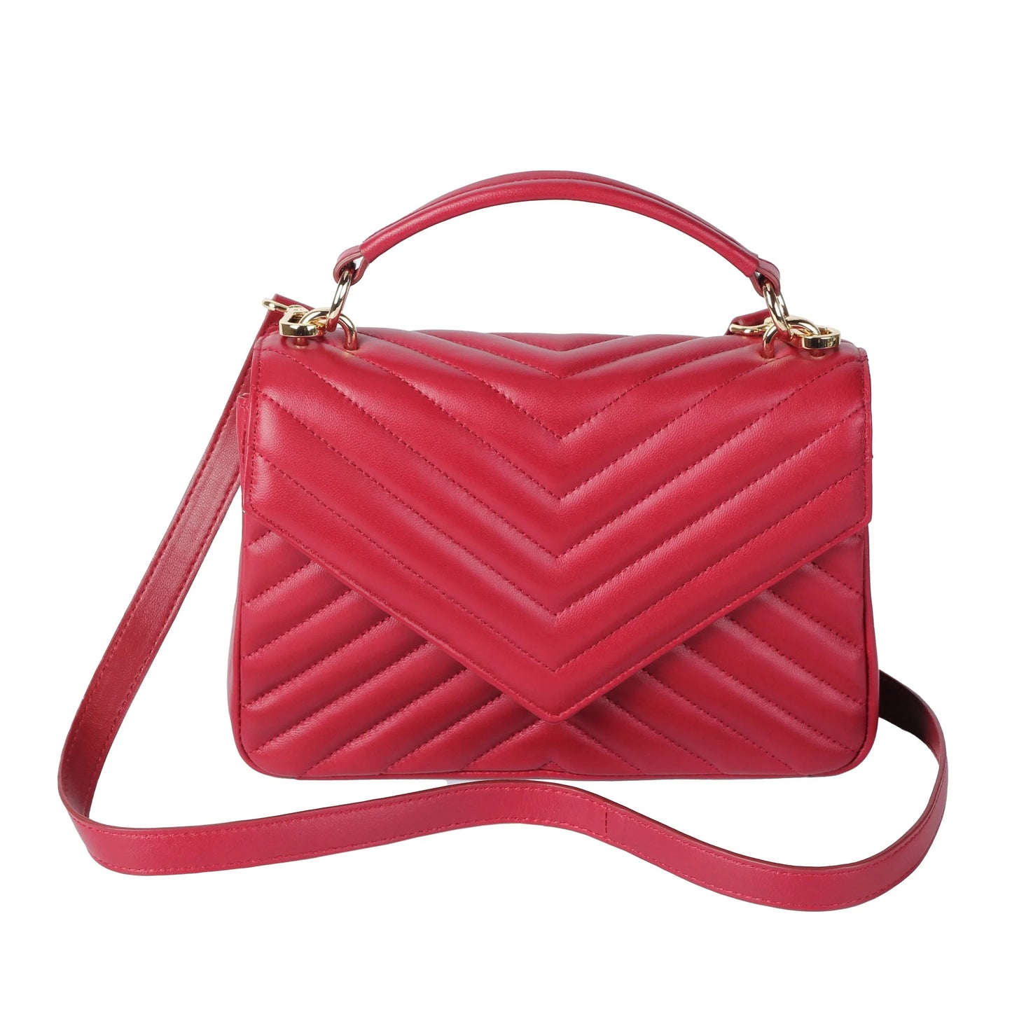 Soft Lambskin Flap Crossbody Bag – Quilted Leather Shoulder Purse MiamiLeathers.com