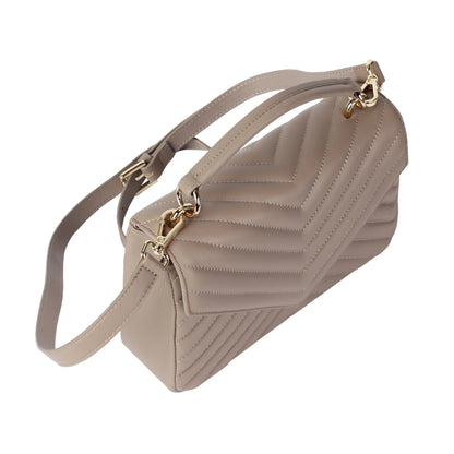 Soft Lambskin Flap Crossbody Bag – Quilted Leather Shoulder Purse MiamiLeathers.com