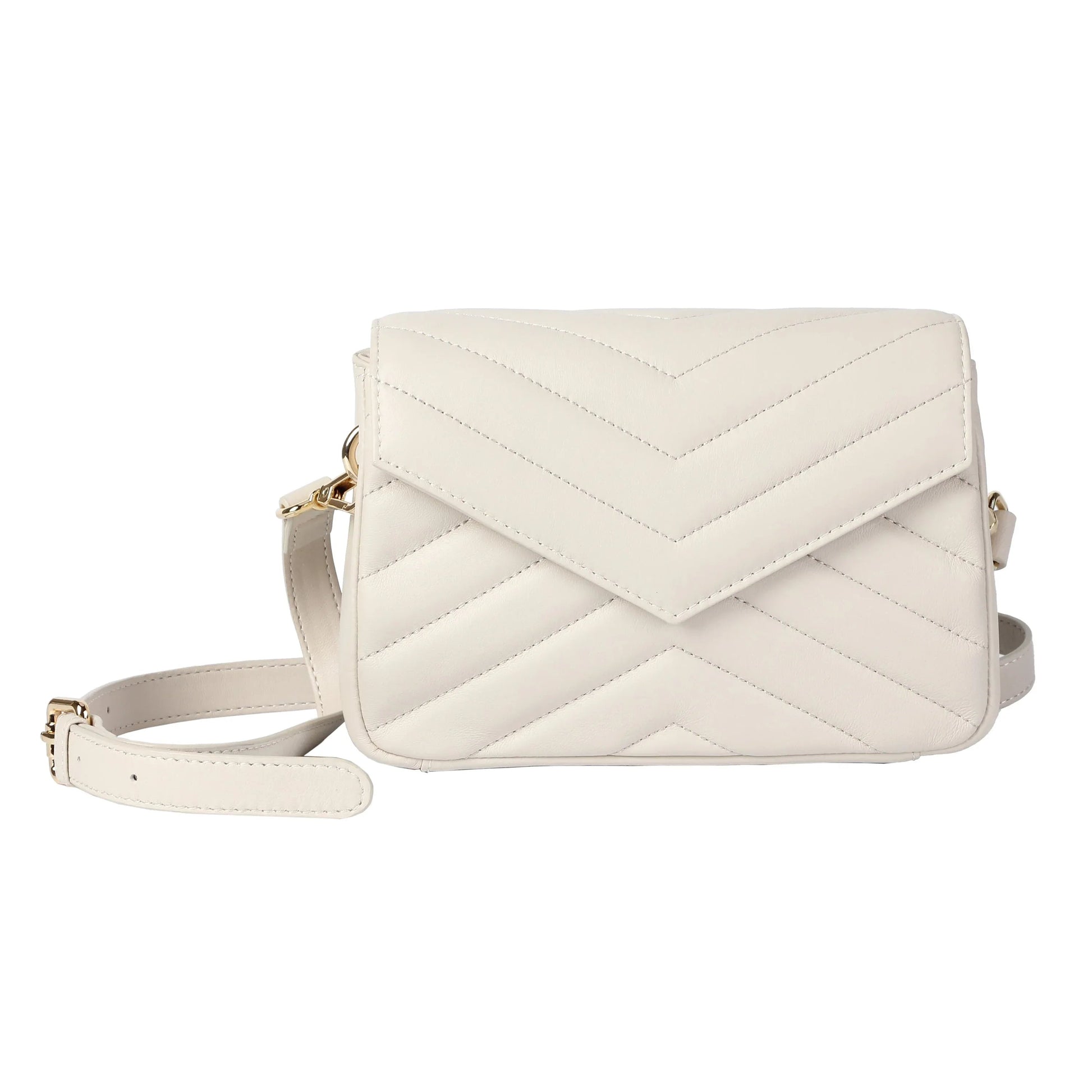 Soft Lambskin Mini Flap Crossbody Bag – Quilted Leather Shoulder Purse MiamiLeathers.com
