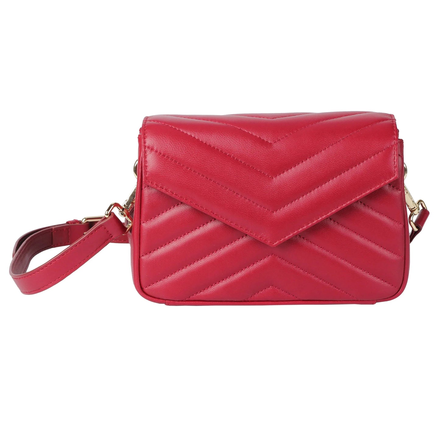 Soft Lambskin Mini Flap Crossbody Bag – Quilted Leather Shoulder Purse MiamiLeathers.com