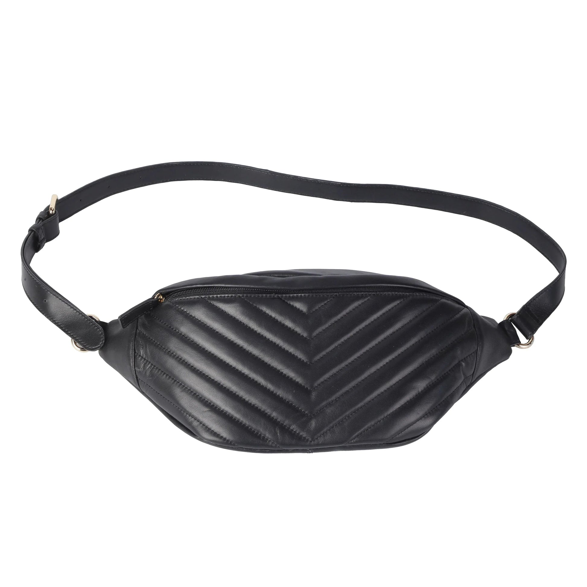 Soft Lambskin Embroidered Waist Bag – Leather Belt Bag for Women MiamiLeathers.com