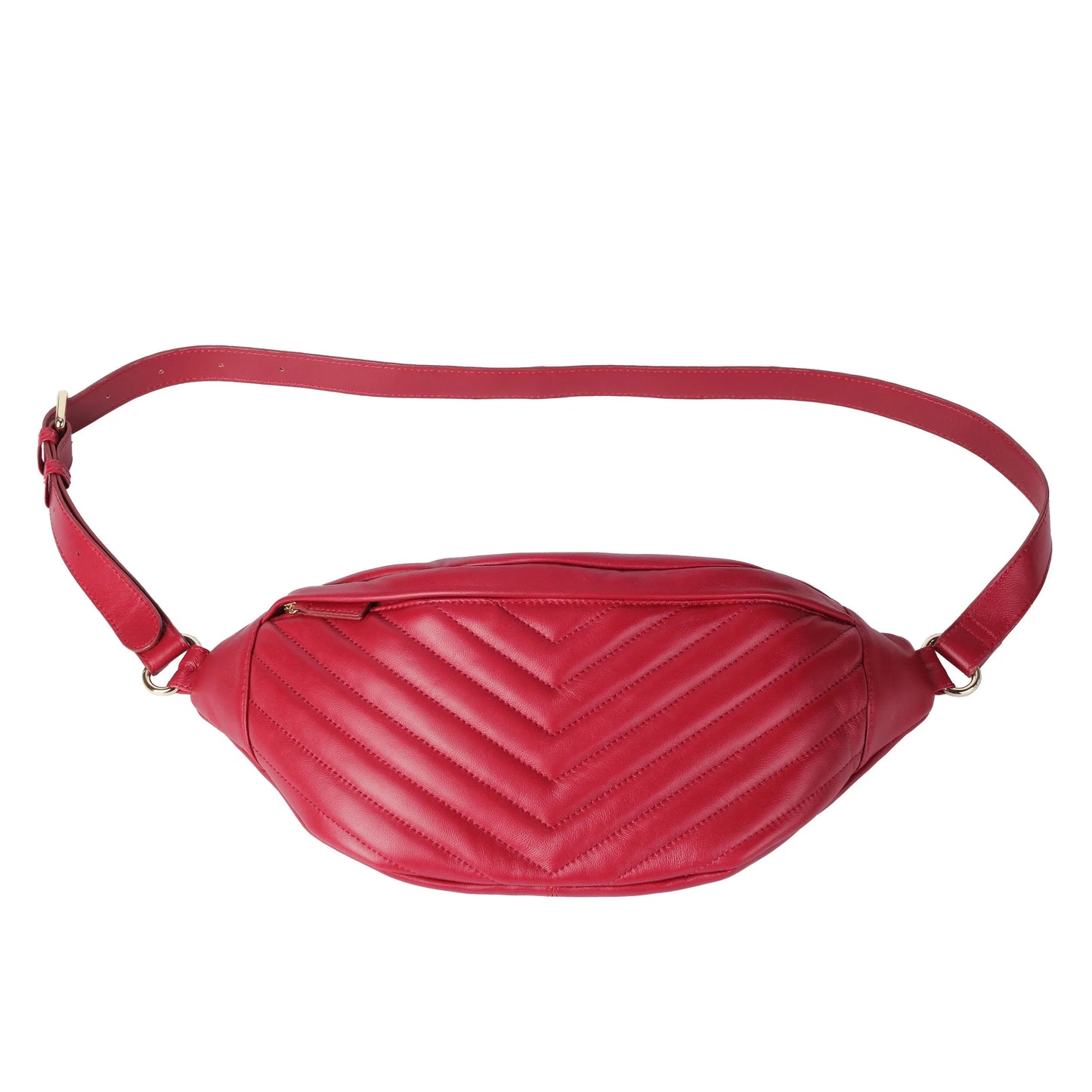 Soft Lambskin Embroidered Waist Bag – Leather Belt Bag for Women MiamiLeathers.com