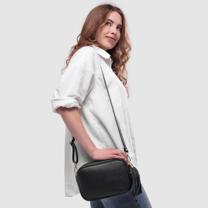 Italian Genuine Calf Leather Crossbody Bag 231302 TAKEASY