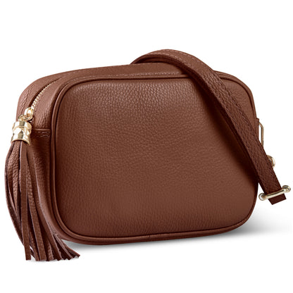 Italian Genuine Calf Leather Crossbody Bag 231302 TAKEASY