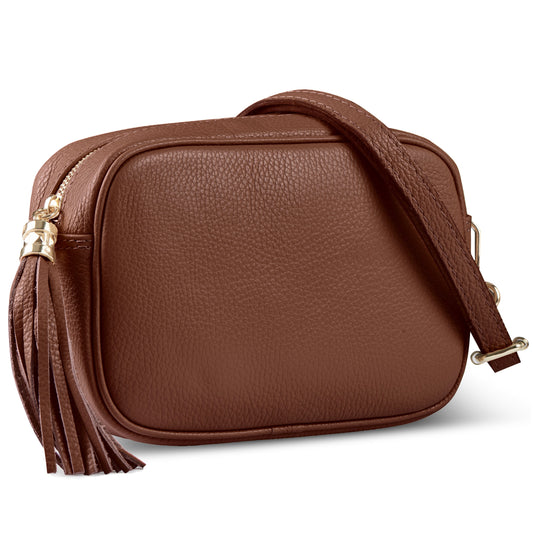 Italian Genuine Calf Leather Crossbody Bag 231302 TAKEASY