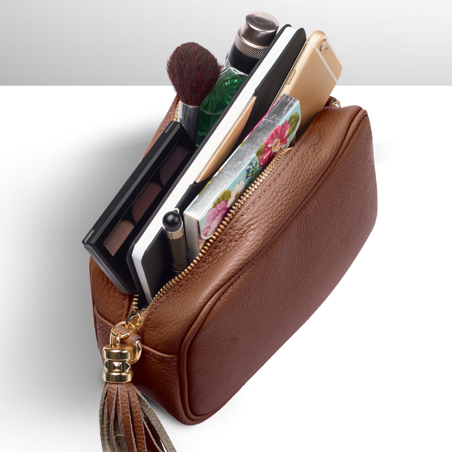 Italian Genuine Calf Leather Crossbody Bag 231302 TAKEASY