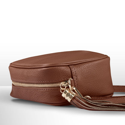 Italian Genuine Calf Leather Crossbody Bag 231302 TAKEASY