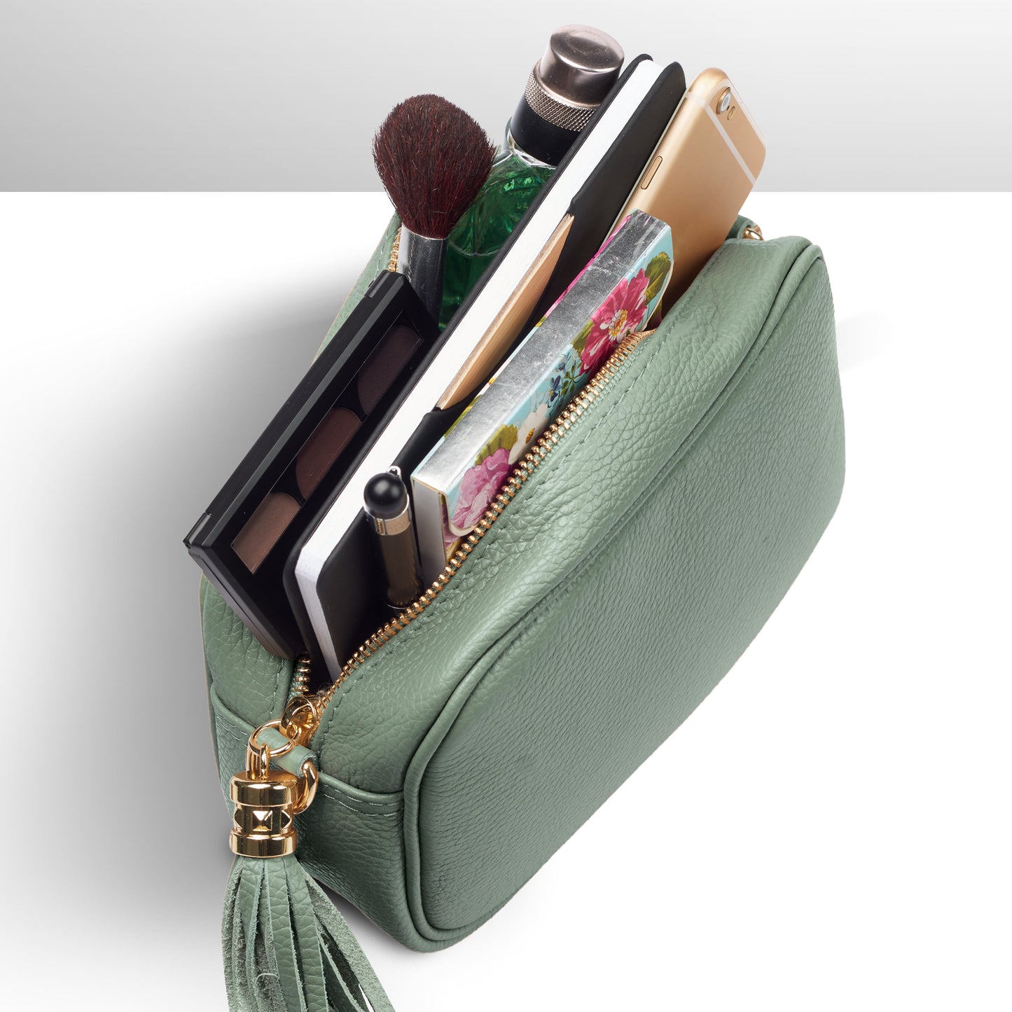 Italian Genuine Calf Leather Crossbody Bag 231302 TAKEASY