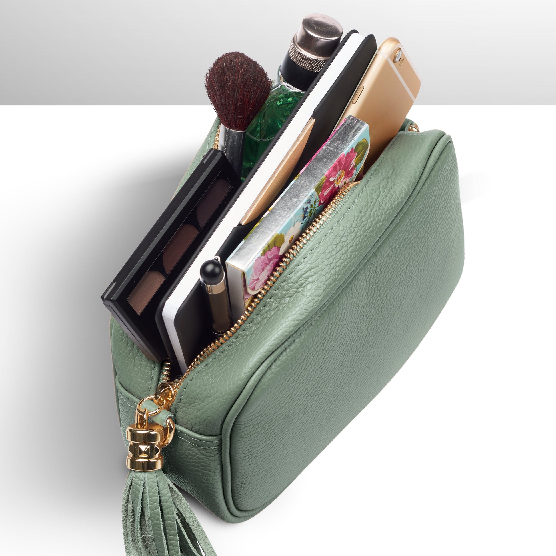 Italian Genuine Calf Leather Crossbody Bag 231302 TAKEASY