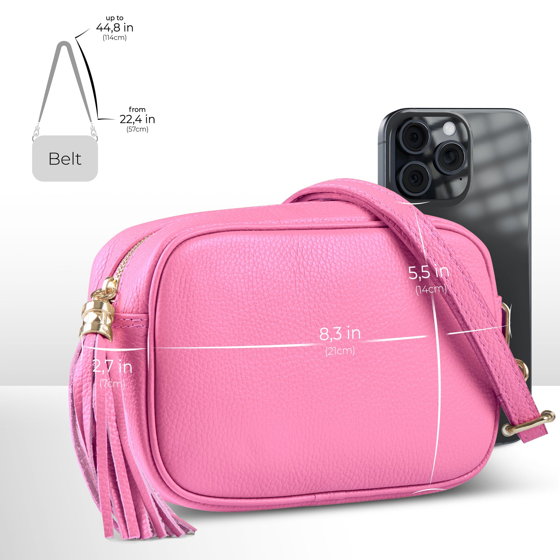 Italian Genuine Calf Leather Crossbody Bag 231302 TAKEASY