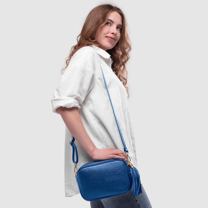 Italian Genuine Calf Leather Crossbody Bag 231302 TAKEASY