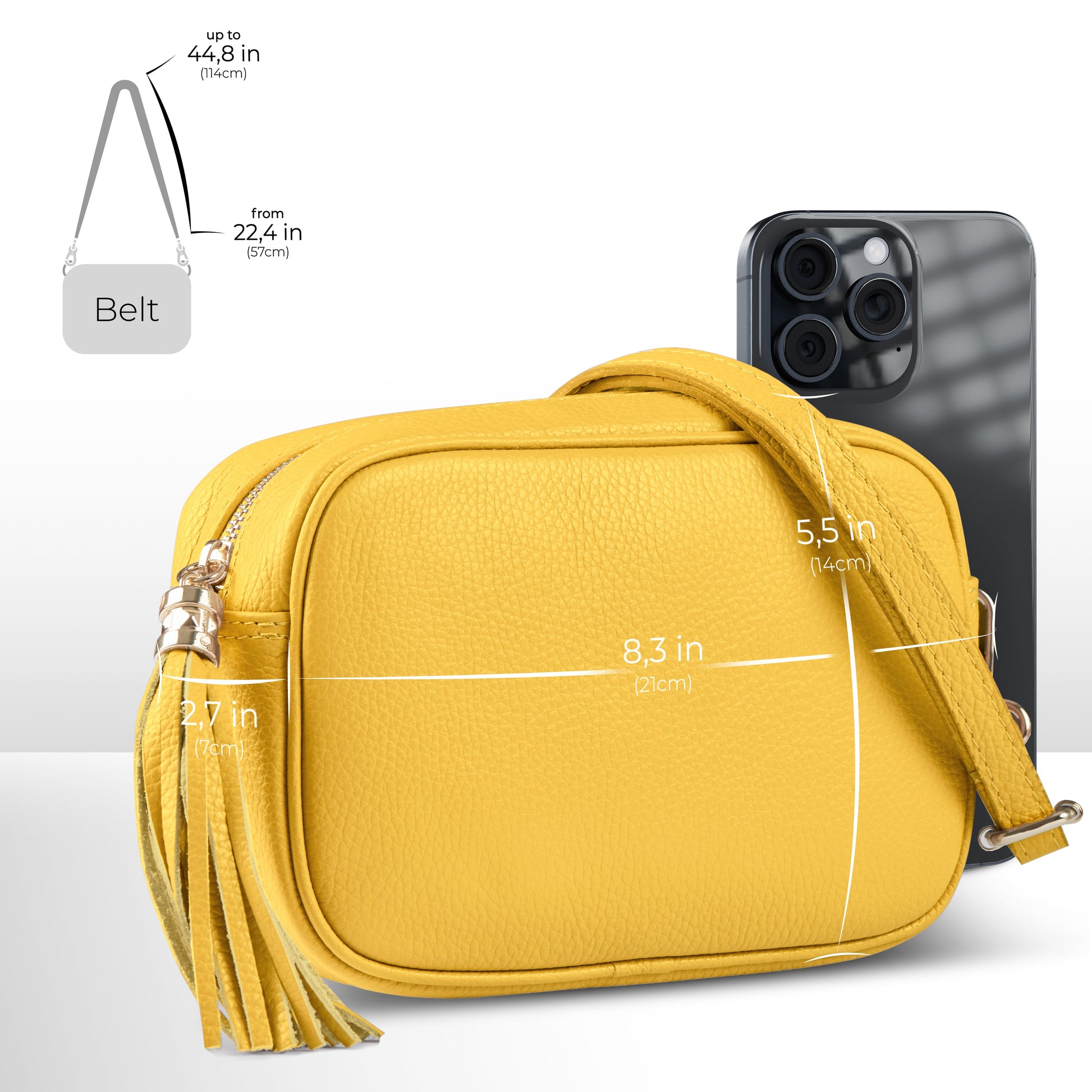 Italian Genuine Calf Leather Crossbody Bag 231302 TAKEASY