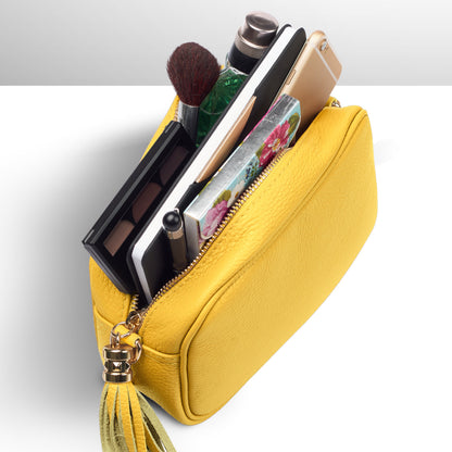 Italian Genuine Calf Leather Crossbody Bag 231302 TAKEASY