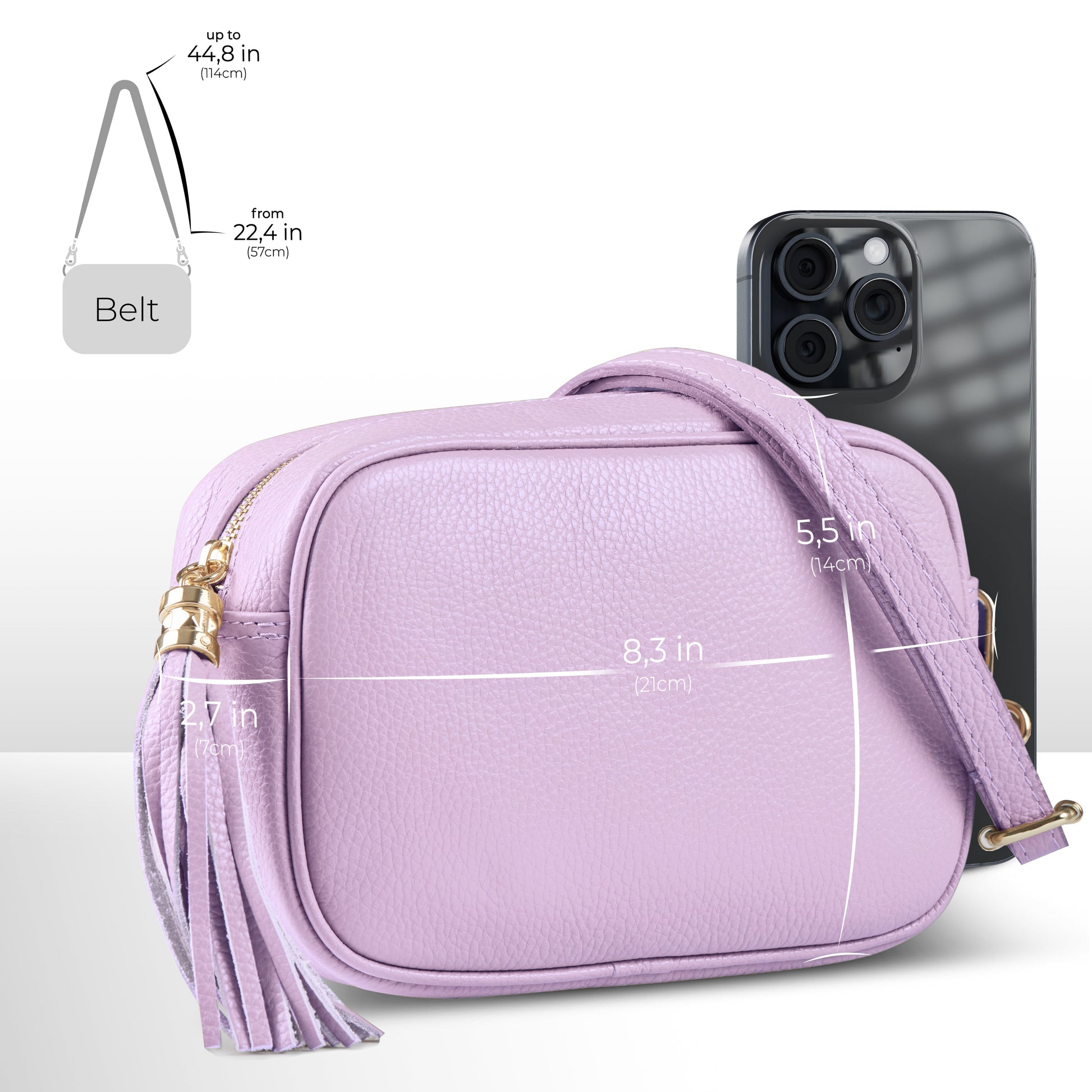 Italian Genuine Calf Leather Crossbody Bag 231302 TAKEASY