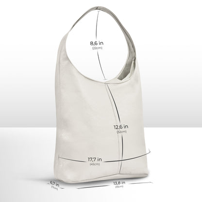 Italian Genuine Calf Leather Hobo Bag 011943 TAKEASY