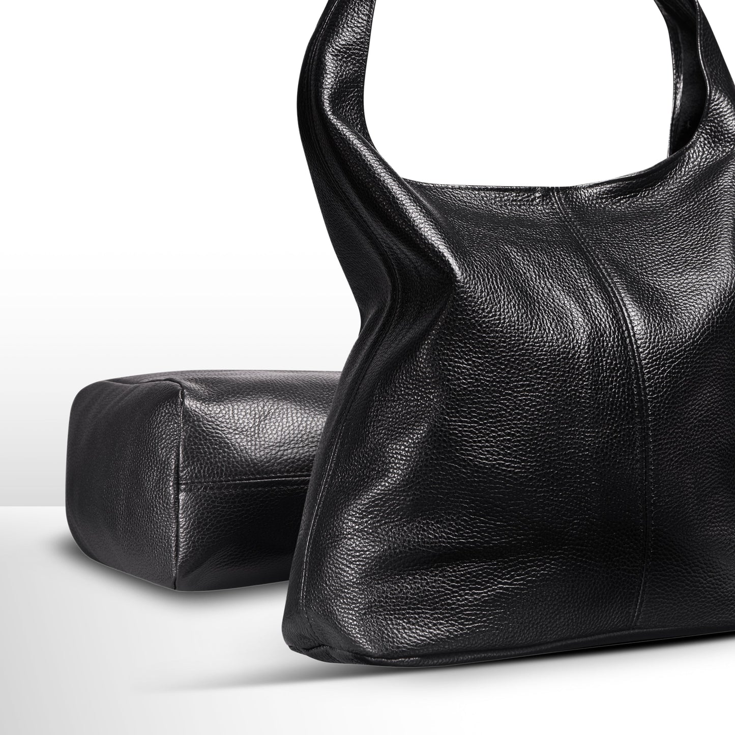 Italian Genuine Calf Leather Hobo Bag 011943 TAKEASY