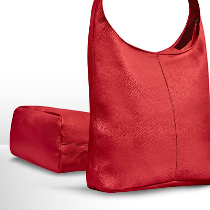 Italian Genuine Calf Leather Hobo Bag 011943 TAKEASY