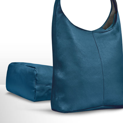 Italian Genuine Calf Leather Hobo Bag 011943 TAKEASY