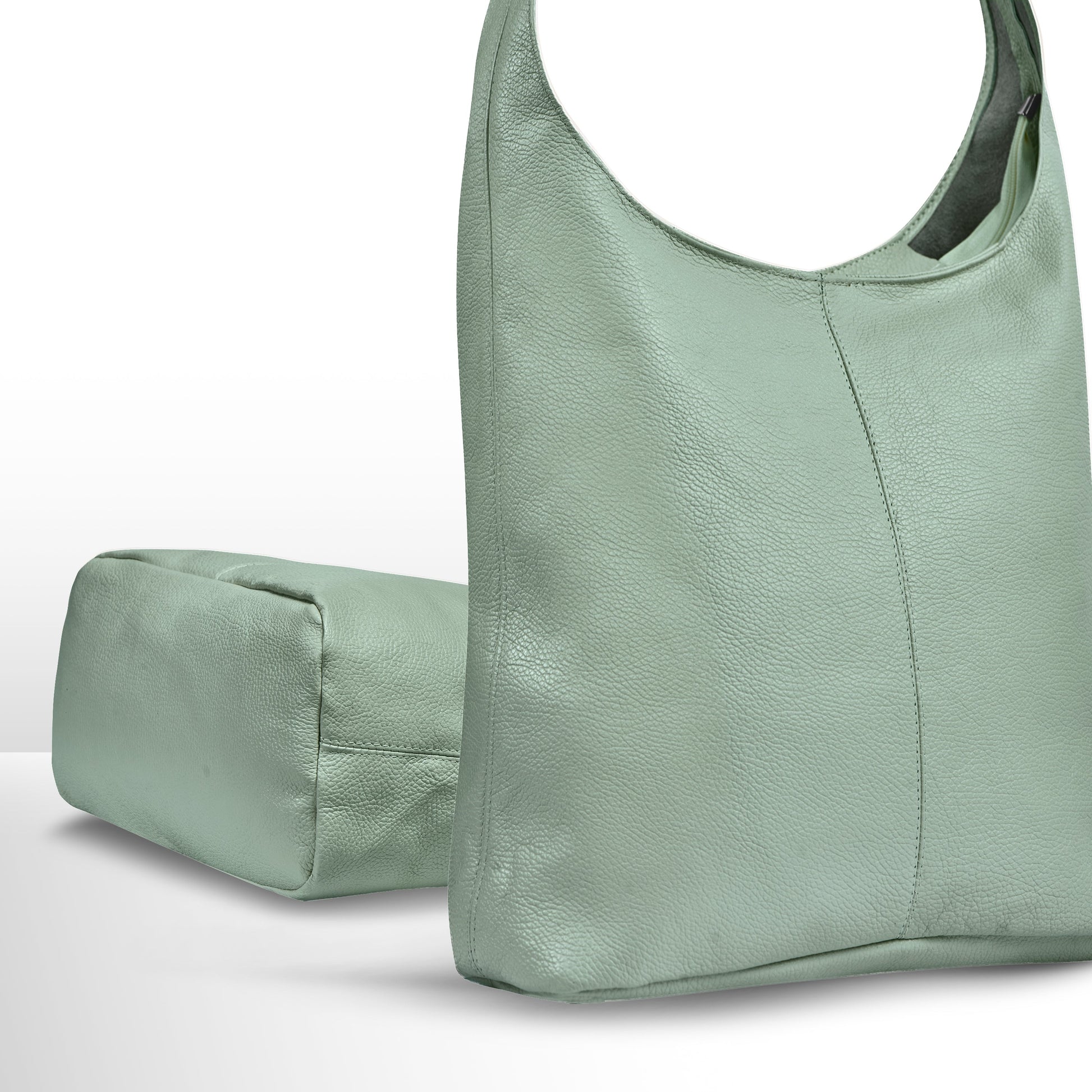 Italian Genuine Calf Leather Hobo Bag 011943 TAKEASY
