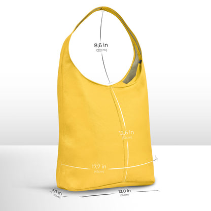 Italian Genuine Calf Leather Hobo Bag 011943 TAKEASY