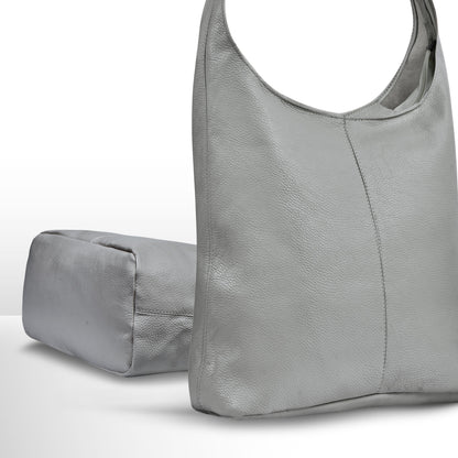 Italian Genuine Calf Leather Hobo Bag 011943 TAKEASY