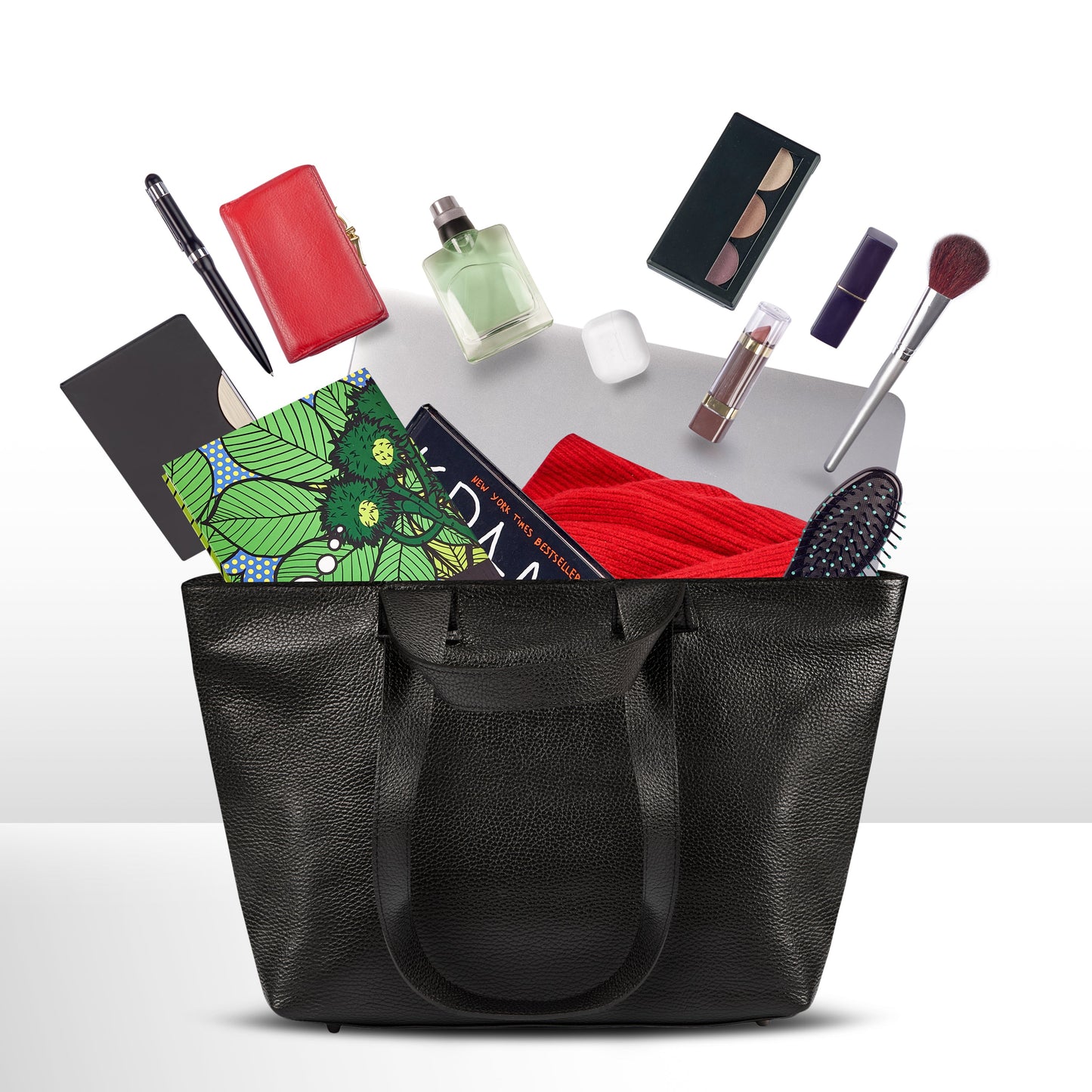 Italian Genuine Calf Leather Tote Bag 122500 TAKEASY