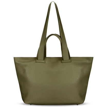 Italian Genuine Calf Leather Tote Bag 122500 TAKEASY