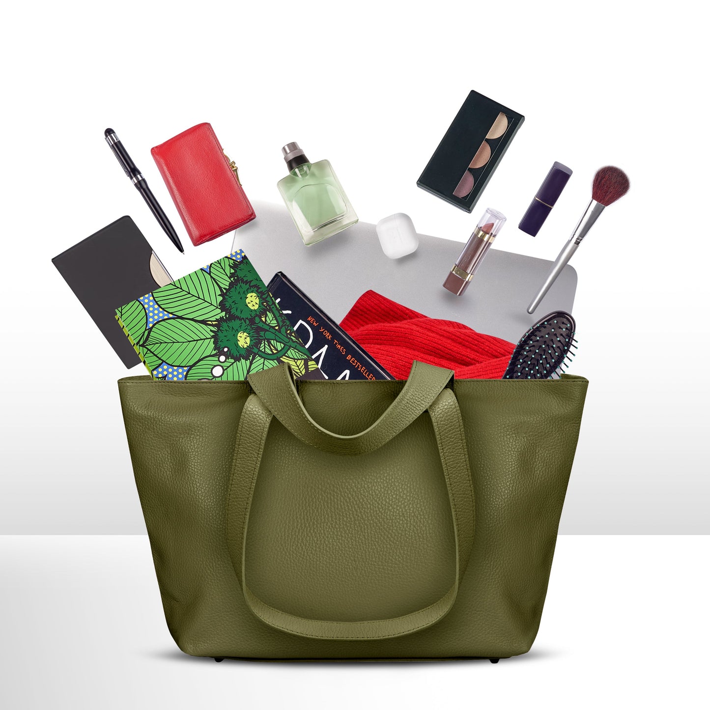 Italian Genuine Calf Leather Tote Bag 122500 TAKEASY