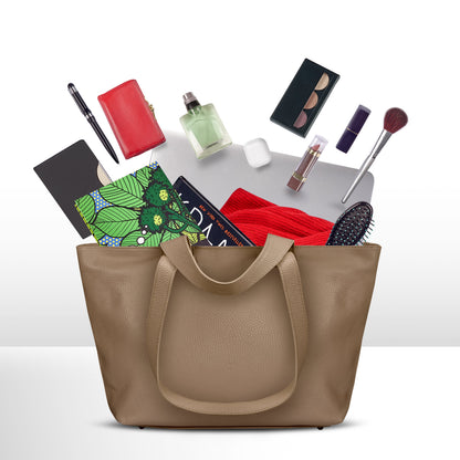 Italian Genuine Calf Leather Tote Bag 122500 TAKEASY