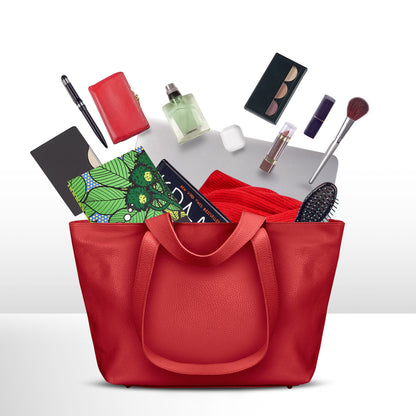 Italian Genuine Calf Leather Tote Bag 122500 TAKEASY