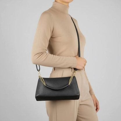 Italian Genuine Calf Leather Crossbody Bag 171522 TAKEASY