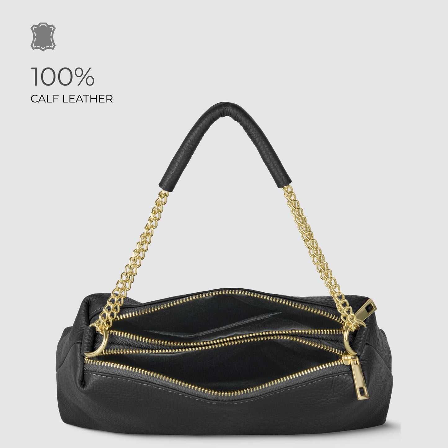 Italian Genuine Calf Leather Crossbody Bag 171522 TAKEASY