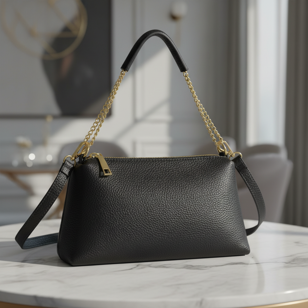 Italian Genuine Calf Leather Crossbody Bag 171522 TAKEASY