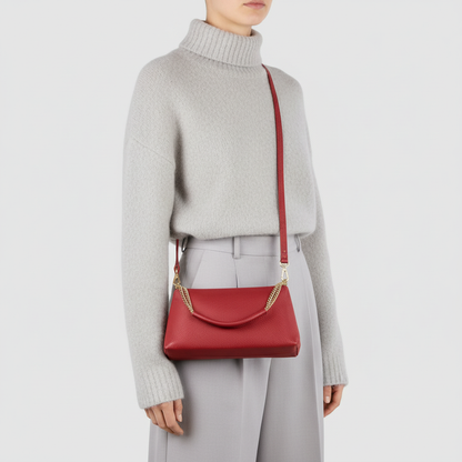 Italian Genuine Calf Leather Crossbody Bag 171522 TAKEASY