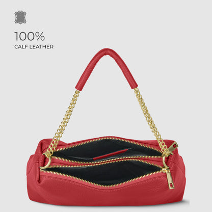Italian Genuine Calf Leather Crossbody Bag 171522 TAKEASY