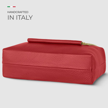 Italian Genuine Calf Leather Crossbody Bag 171522 TAKEASY