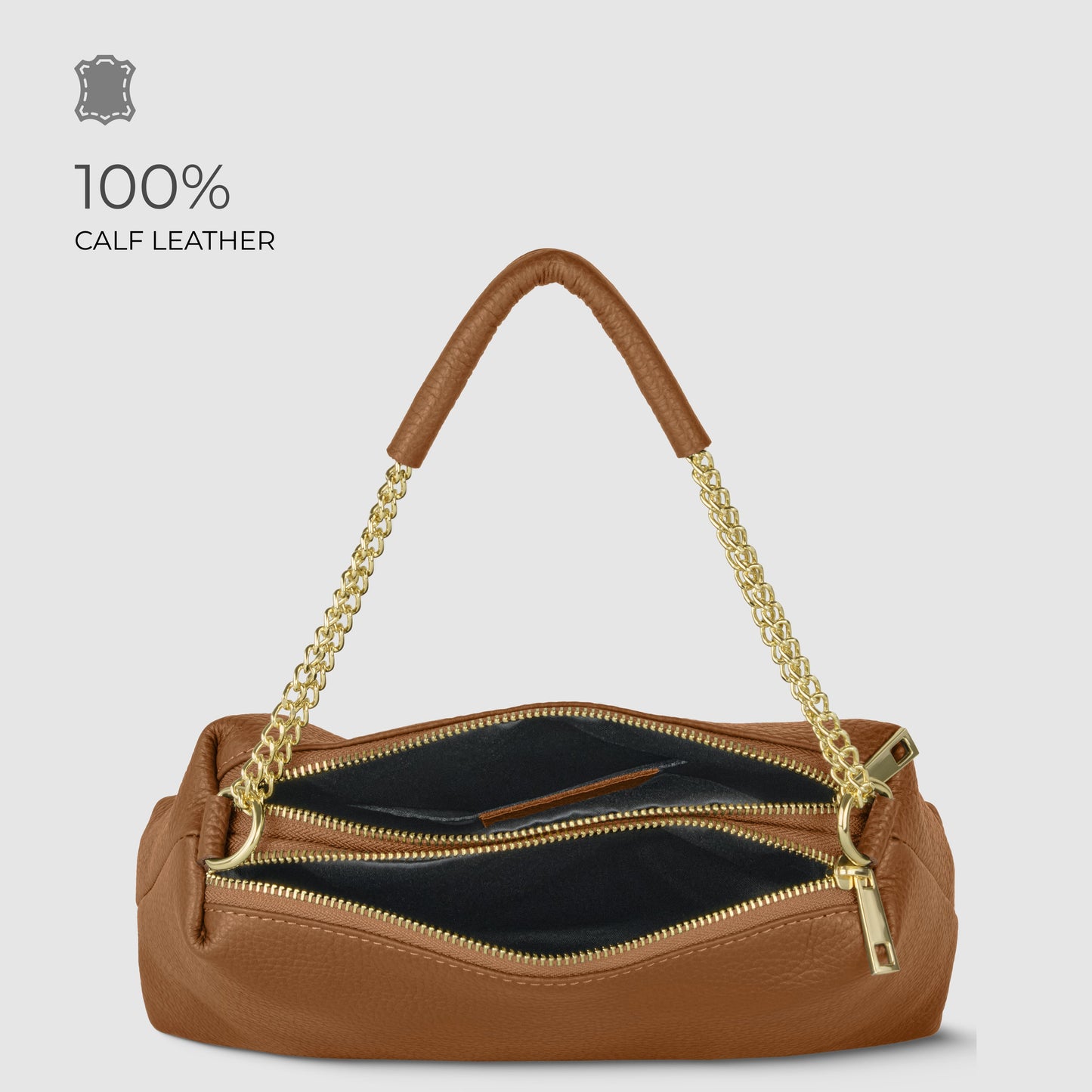 Italian Genuine Calf Leather Crossbody Bag 171522 TAKEASY