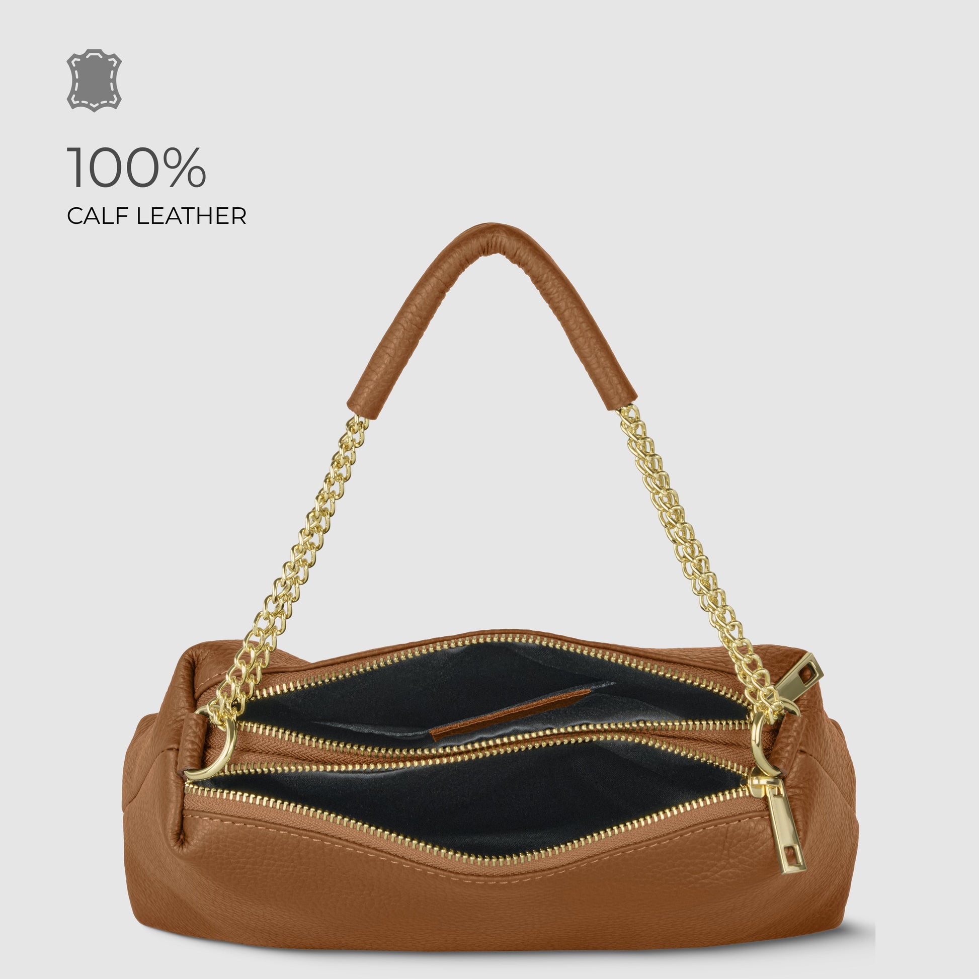 Italian Genuine Calf Leather Crossbody Bag 171522 TAKEASY