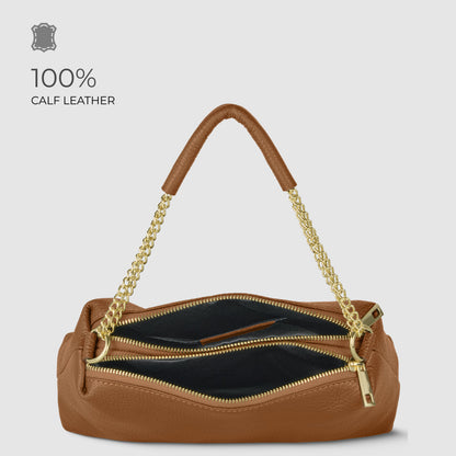 Italian Genuine Calf Leather Crossbody Bag 171522 TAKEASY