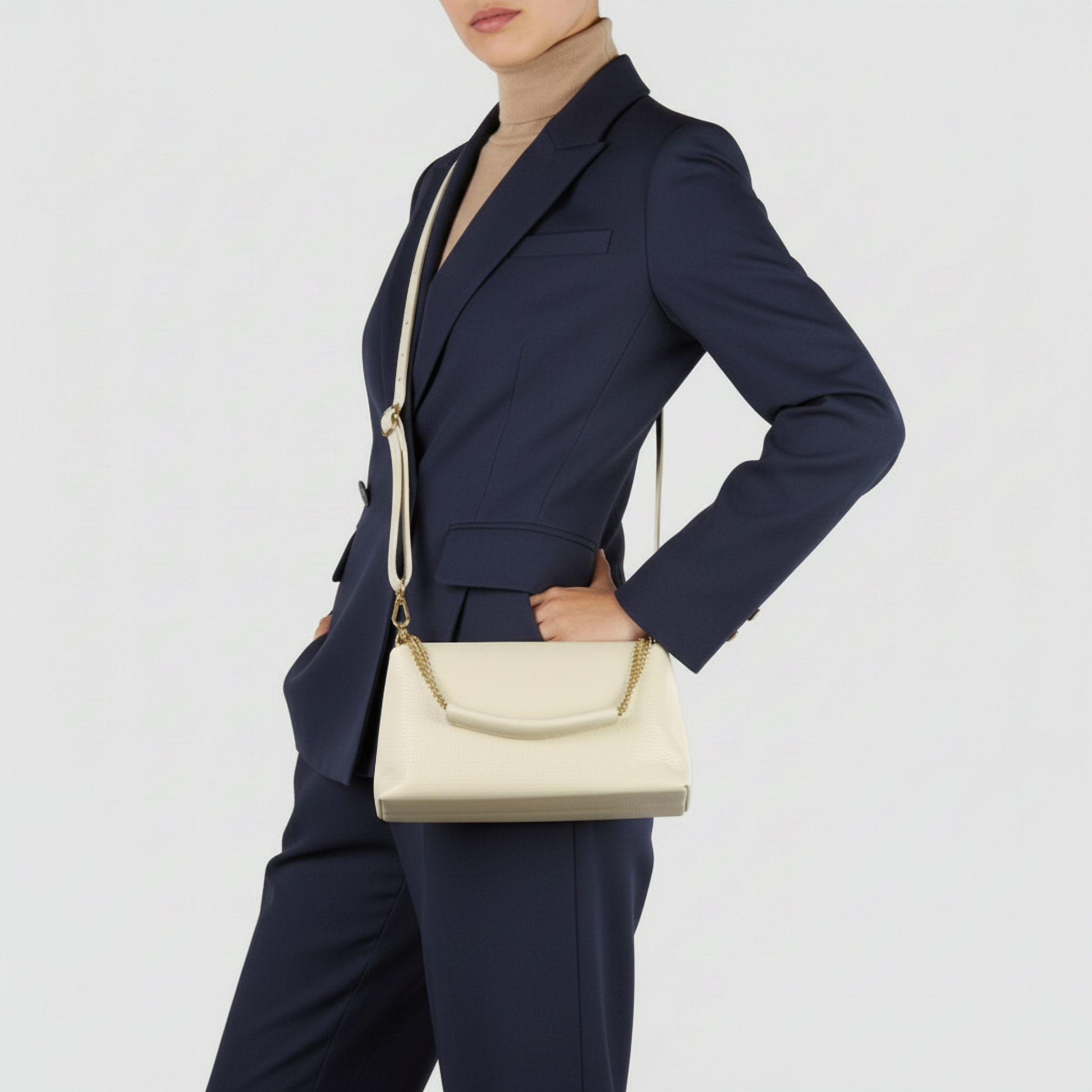 Italian Genuine Calf Leather Crossbody Bag 171522 TAKEASY