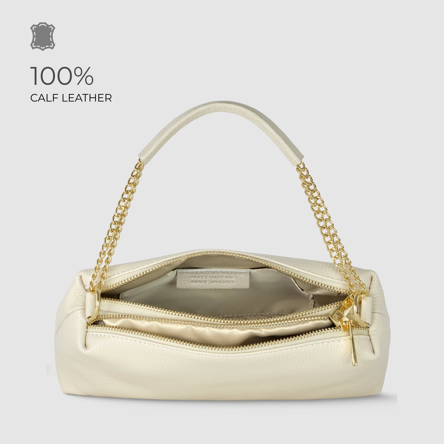 Italian Genuine Calf Leather Crossbody Bag 171522 TAKEASY