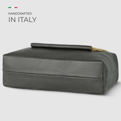 Italian Genuine Calf Leather Crossbody Bag 171522 TAKEASY