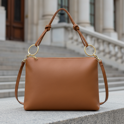 Italian Genuine Calf Leather Shoulder Bag 171551 TAKEASY