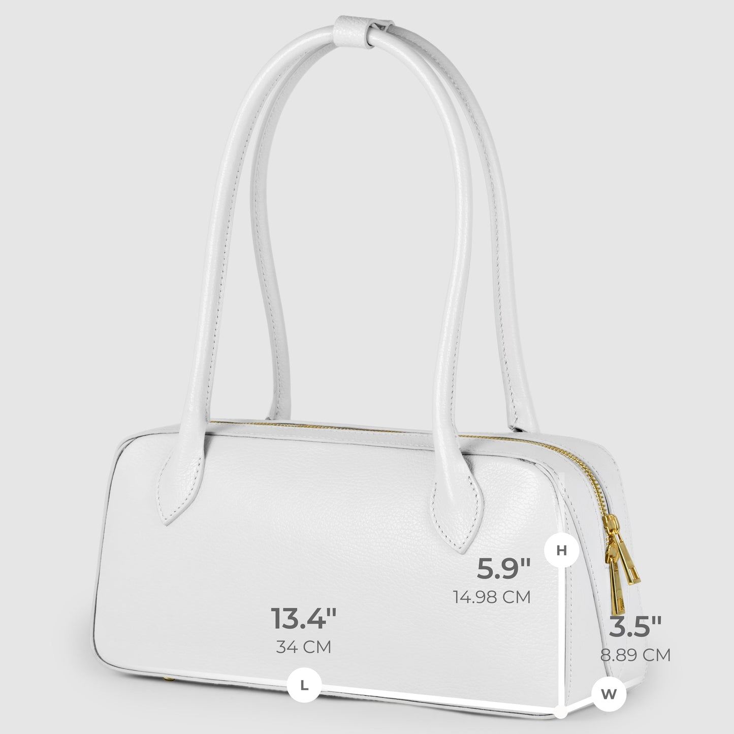 Italian Genuine Calf Leather Shoulder Bag 272511 TAKEASY