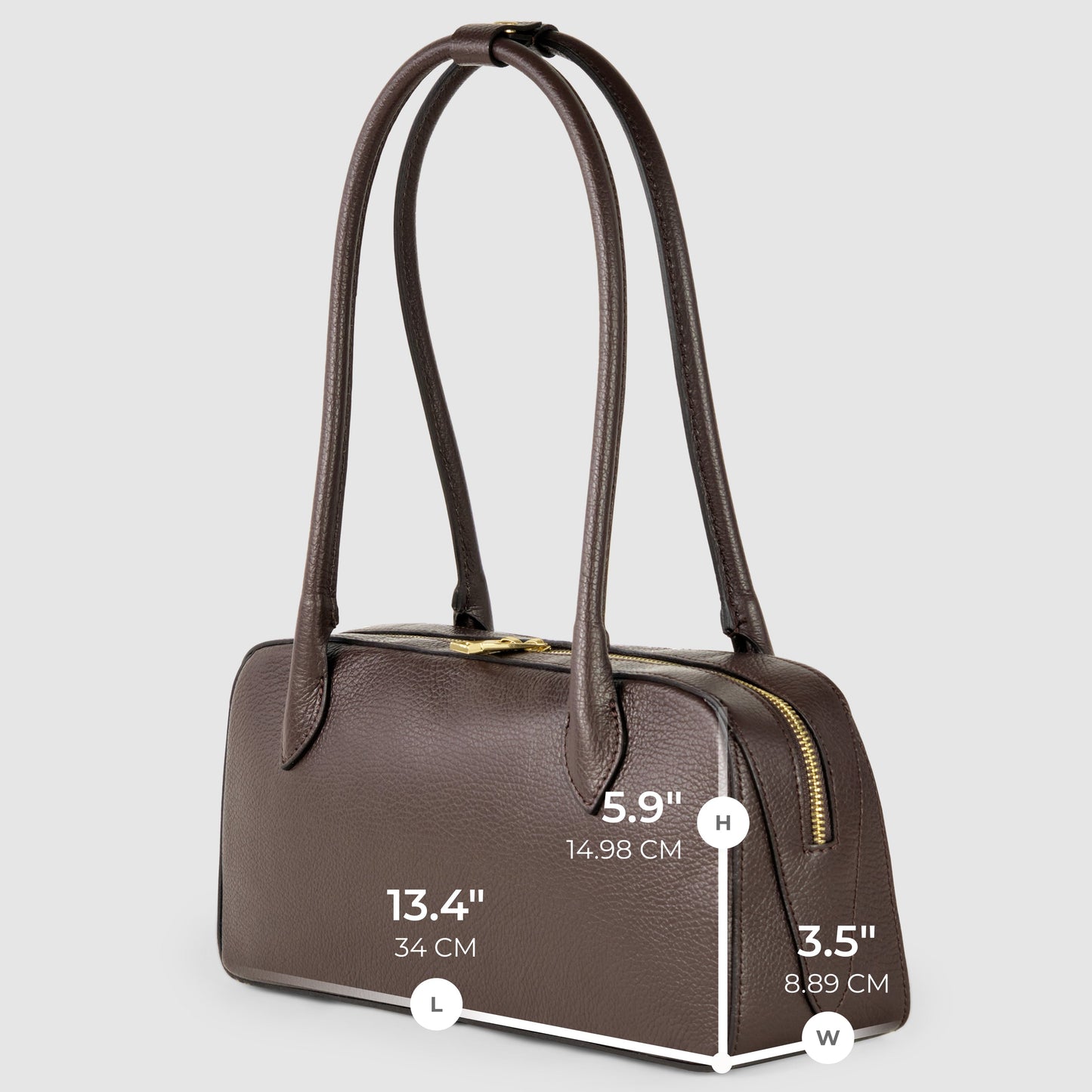 Italian Genuine Calf Leather Shoulder Bag 272511 TAKEASY