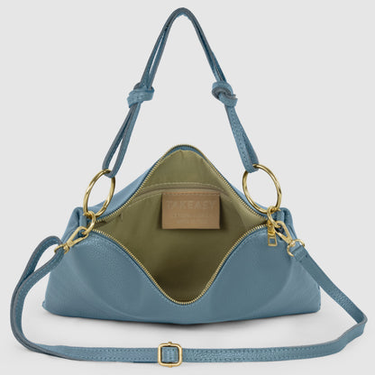 Italian Genuine Calf Leather Shoulder Bag 171551 TAKEASY