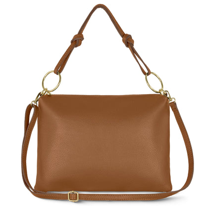 Italian Genuine Calf Leather Shoulder Bag 171551 TAKEASY